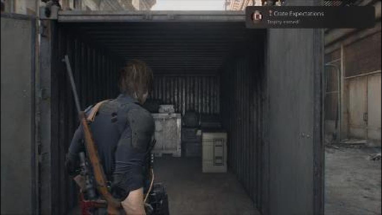Resident Evil requiem Crate Expectations Trophy