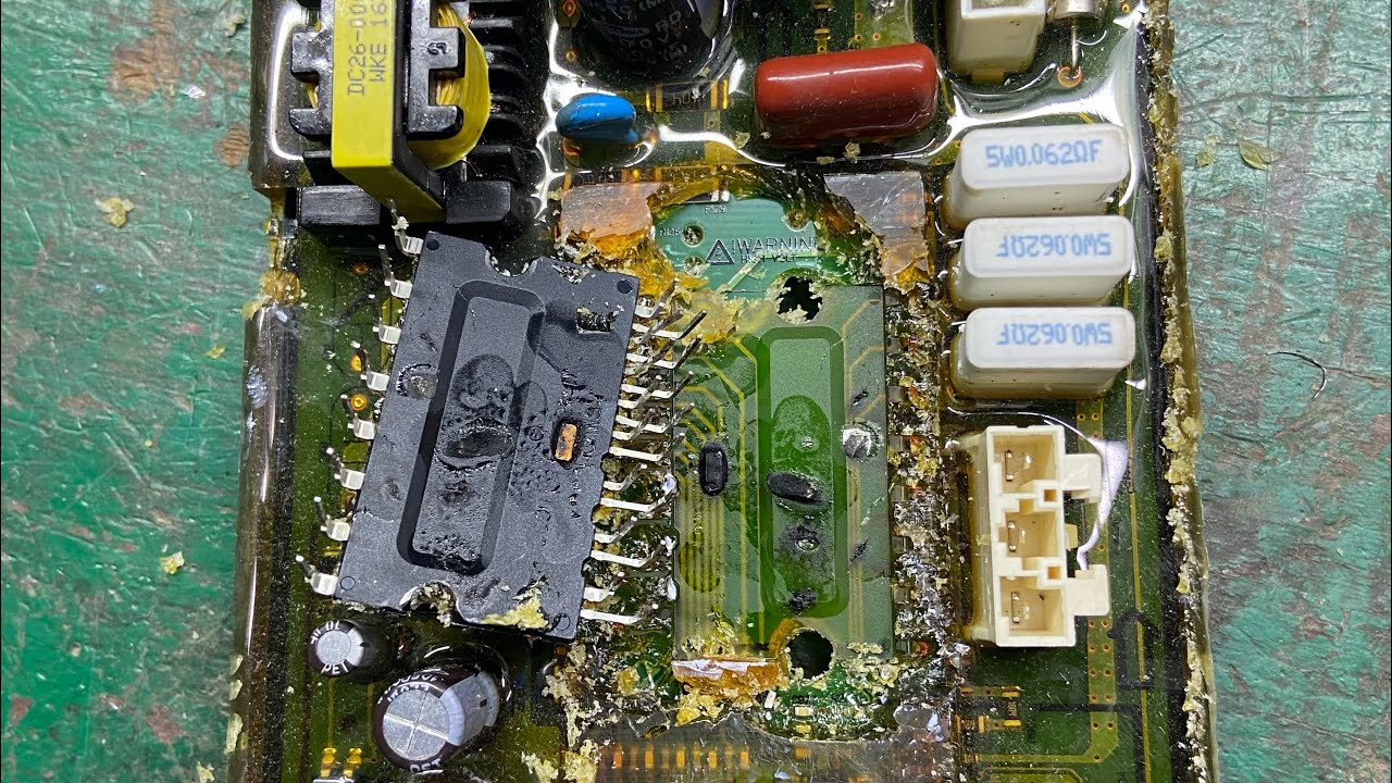 Samsung front load washing machine inverter pcb ipm change
