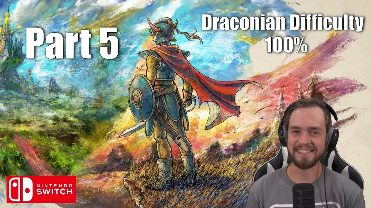 Dragon Quest 1 HD2D Remake 100% Draconian Difficulty Playthrough Part 5