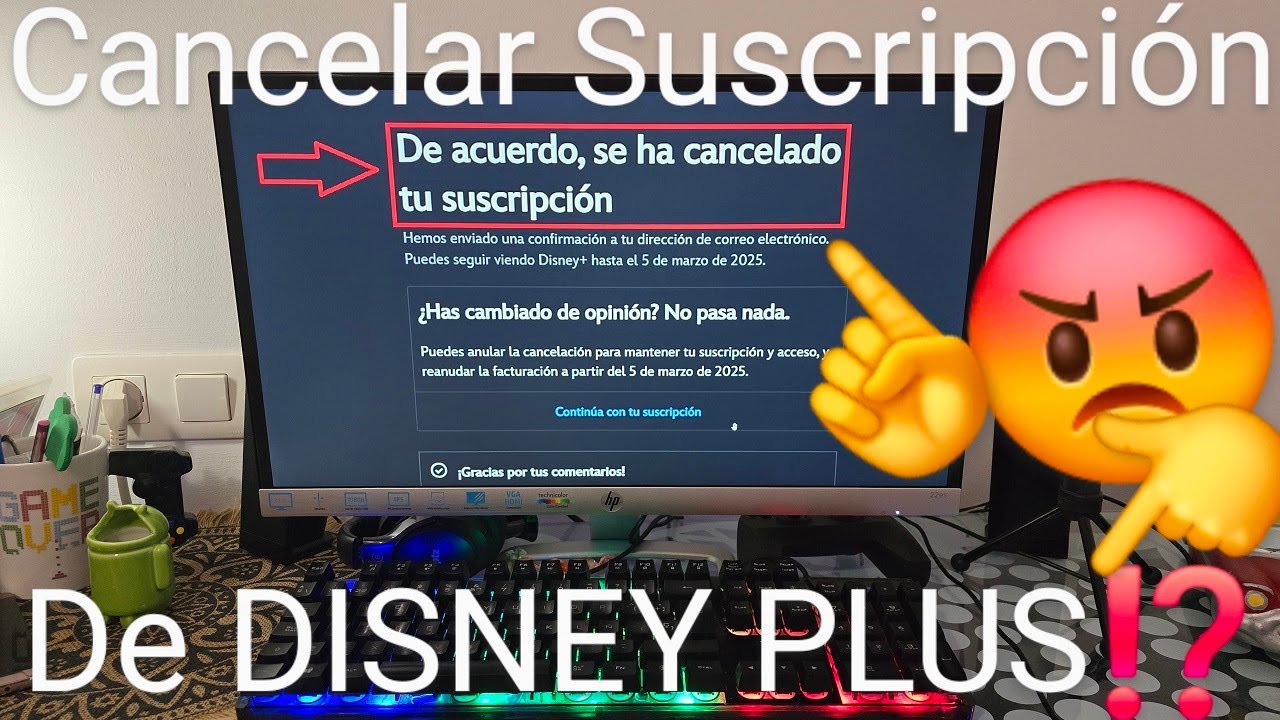 🦄🌈👎 Cómo CANCELAR la SUSCRIPCIÓN de DISNEY PLUS 2026 (CANCELAR DISNEY+)