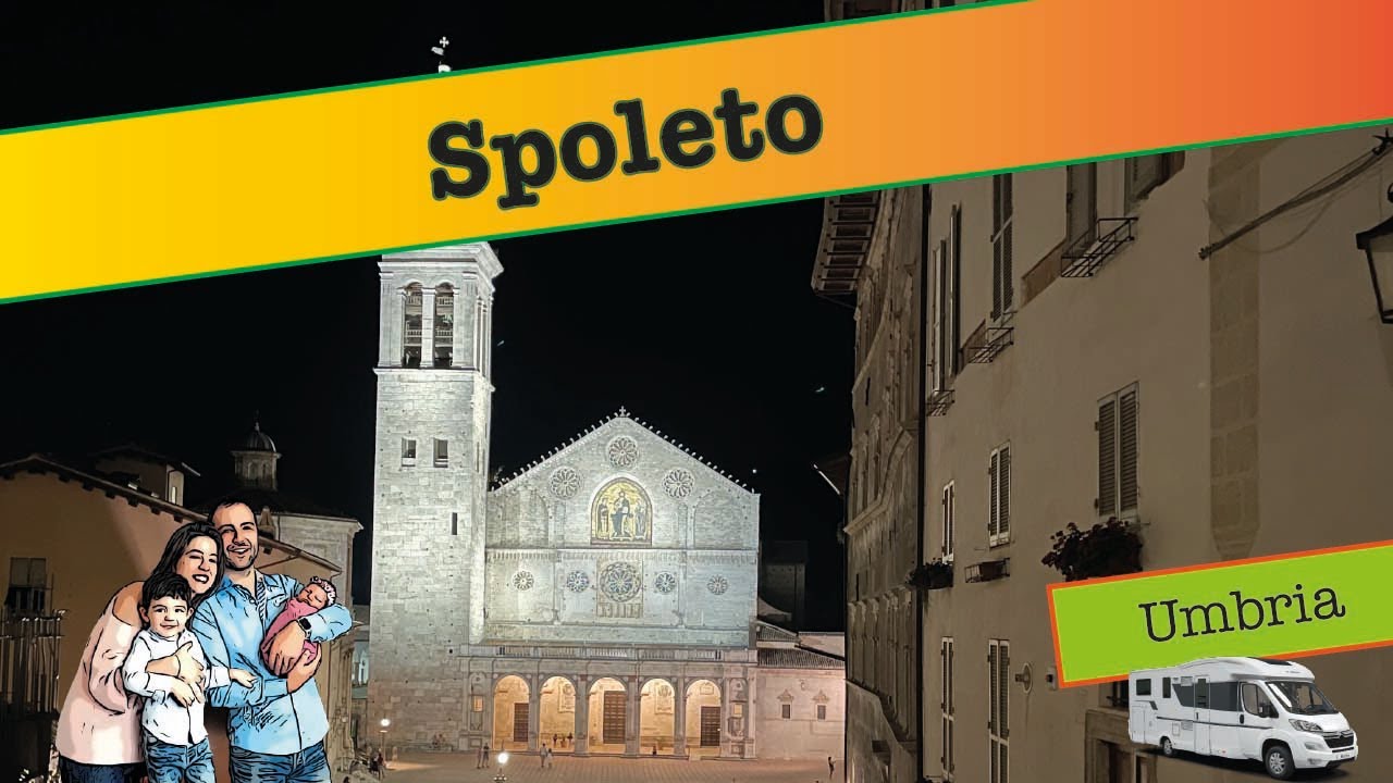 Una sera a Spoleto, il duomo, la pistacchieria Crispini e... - Umbria in camper - 22° video
