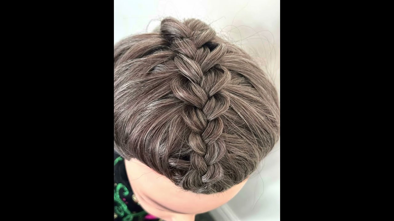 Upside down braid tutorial 