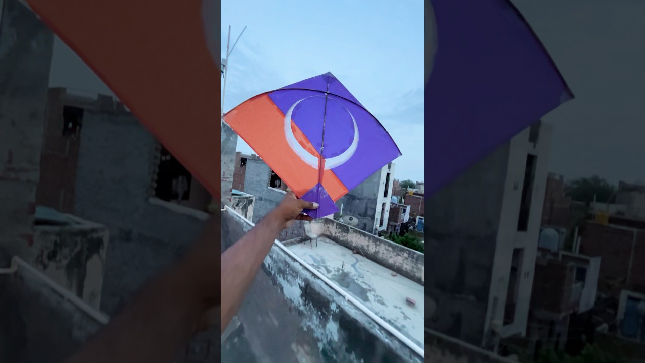 Supercool Addhi Patang #kite #kiteflying #patang #shortsfeed