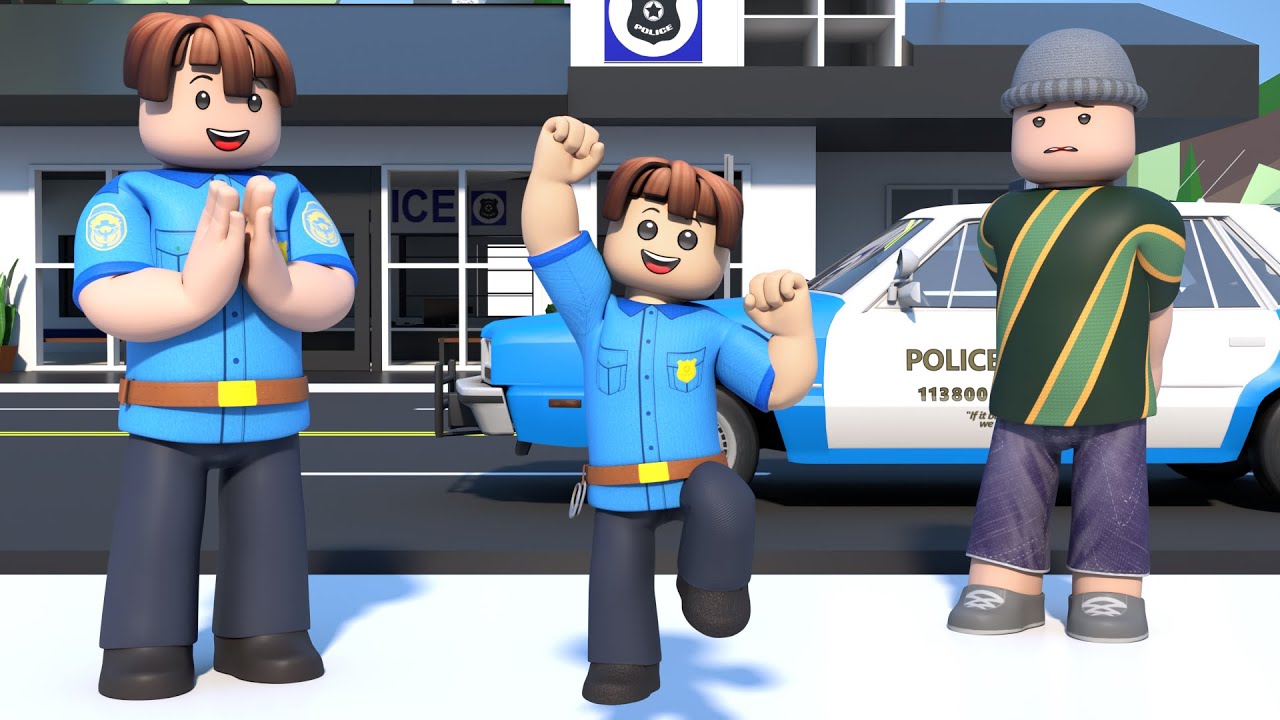 ROBLOX Brookhaven 🏡RP - FUNNY MOMENTS: Little Police Chief Adventure | Roblox Bacon
