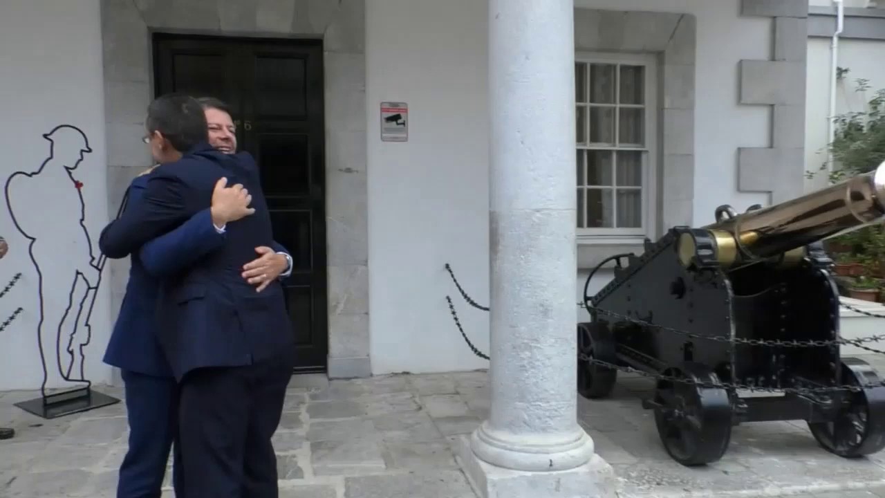 Juan Franco y Fabian Picardo se reúnen en el Peñón para analizar las consecuencias del divorcio
