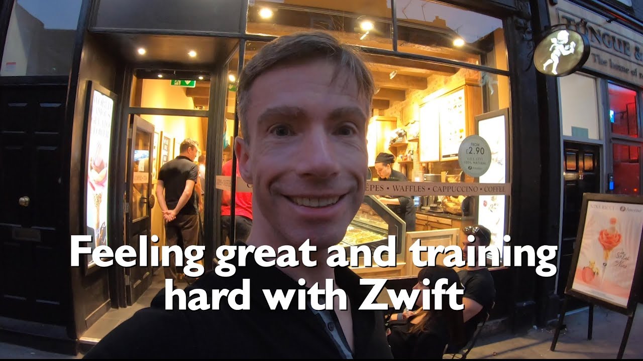 Zwift Feeling great and training hard
