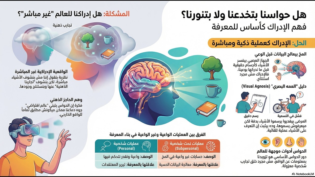 هل تخدعنا حواسنا أم تنورنا؟