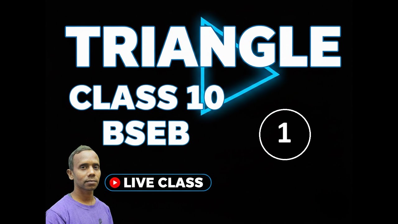 Triangle (त्रिभुज) | Class 10th Maths | K.C. Sinha Solution | tringle 10 bseb | tringle kcsinha 10
