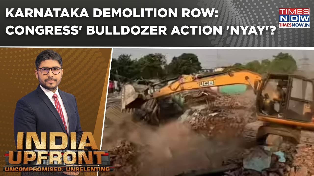Row Over Karnataka Demolition: Rahul Gandhi Called Yogi 'Dictator', But Congress' Bulldozer 'Nyay'?