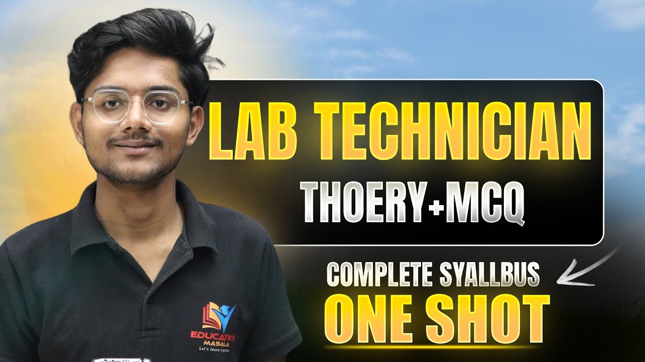LabTechnician One-Shot Revision 🎯 for PGI Exam 2025 by Manish bhai Patel #dmlt #bmlt #pgimer 