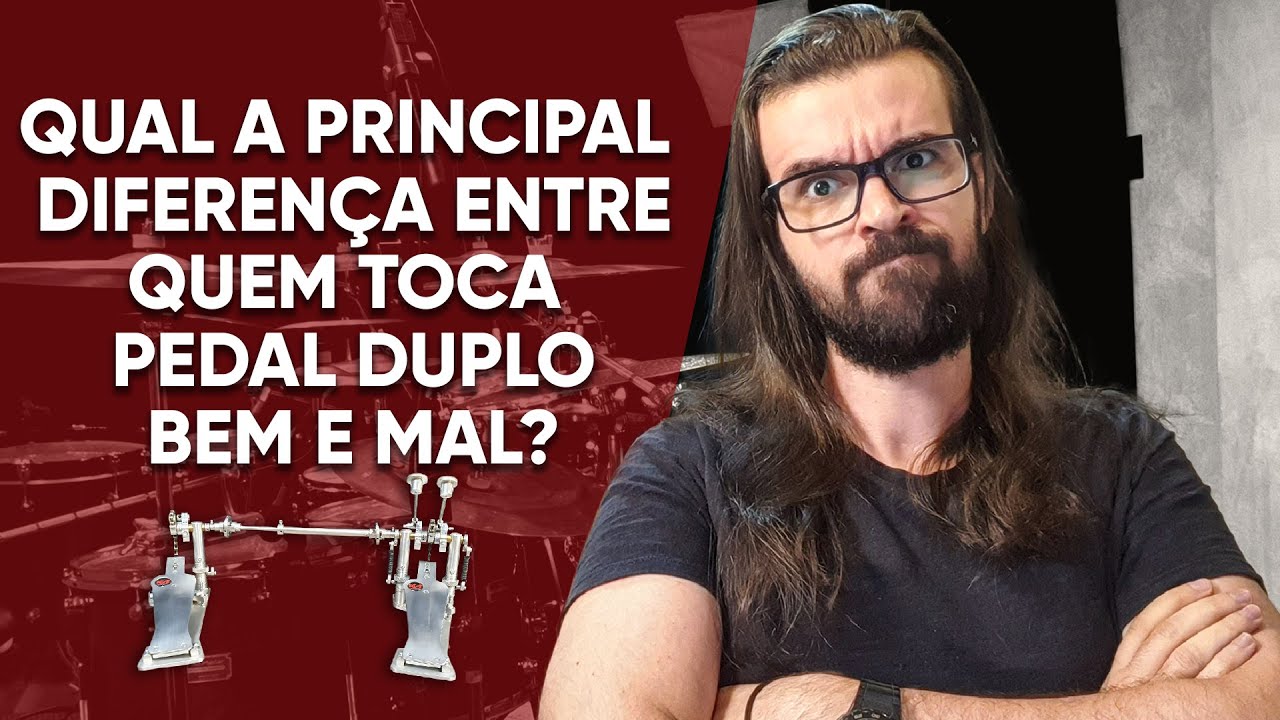 A PRINCIPAL DIFERENÇA ENTRE QUEM TOCA PEDAL DUPLO BEM E QUEM NÃO TOCA