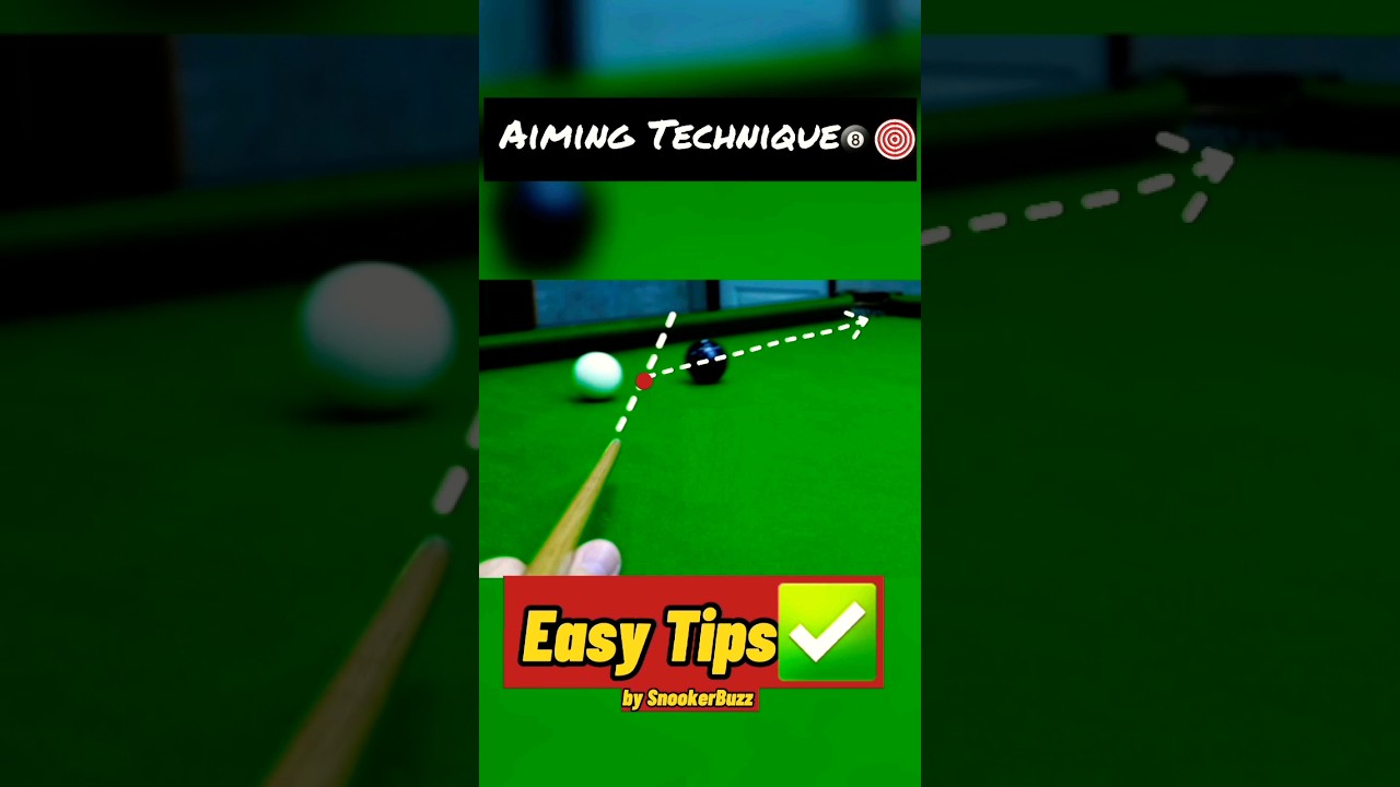 Раскрыт секрет меткости😳[Вирусное видео] #снукер #советыитрюки #короткиеигры