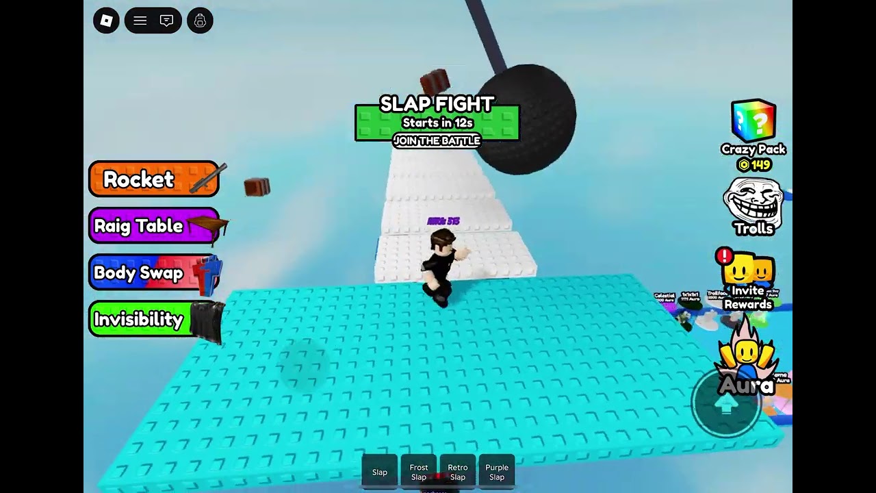 Roblox:Aura Edit Tower (Slap Arena)