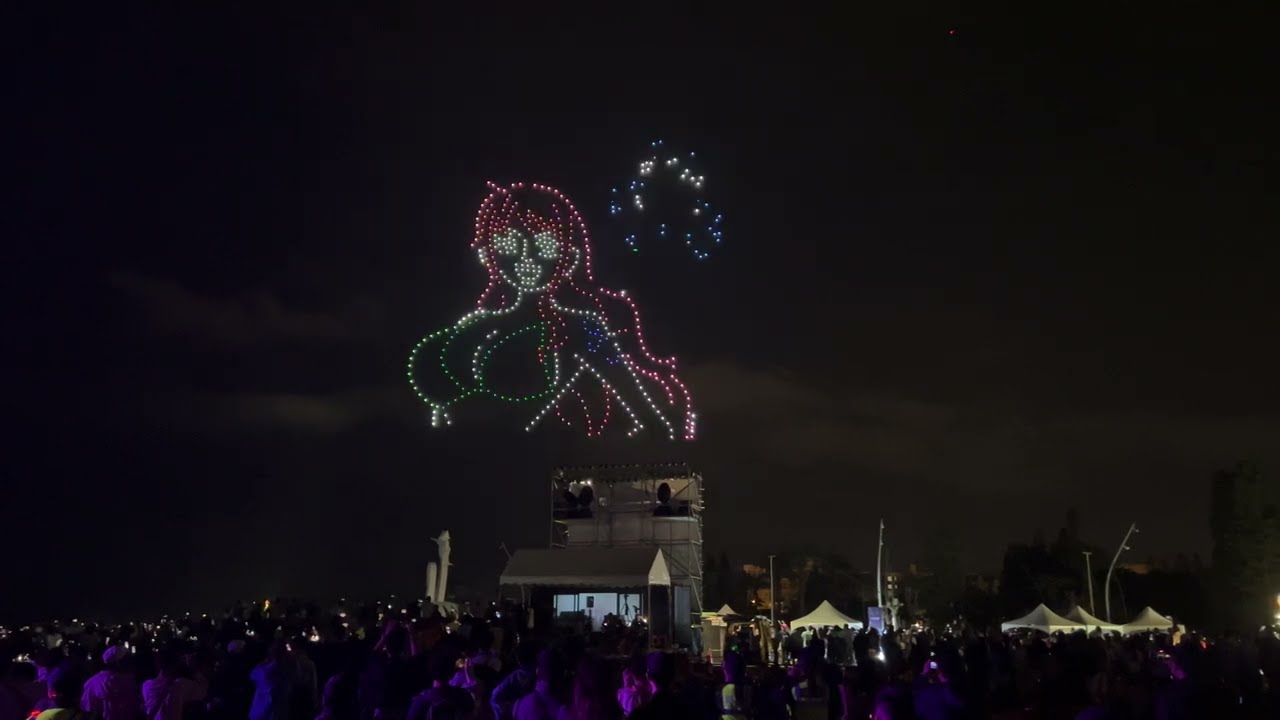 2024澎湖花火節海賊王25週年無人機表演