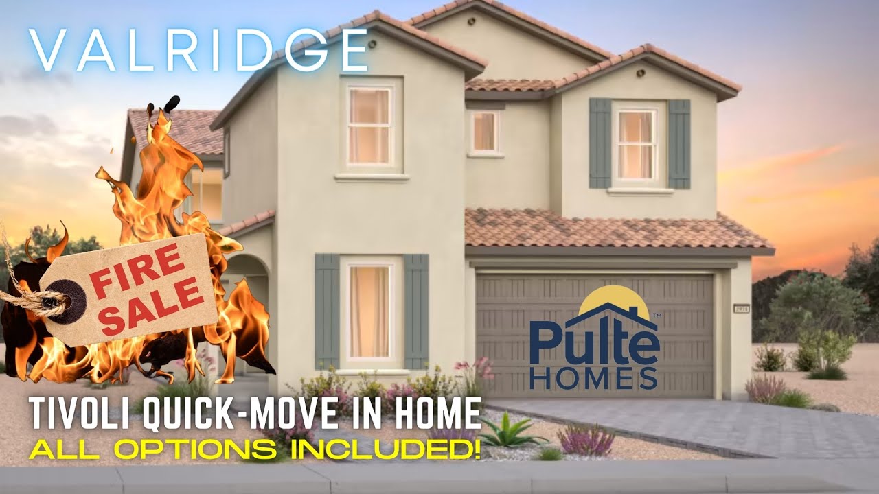 Quick Move-In Home for sale Tivoli at Valridge by Pulte Homes in Skye Hills Las Vegas, NV | $729,188