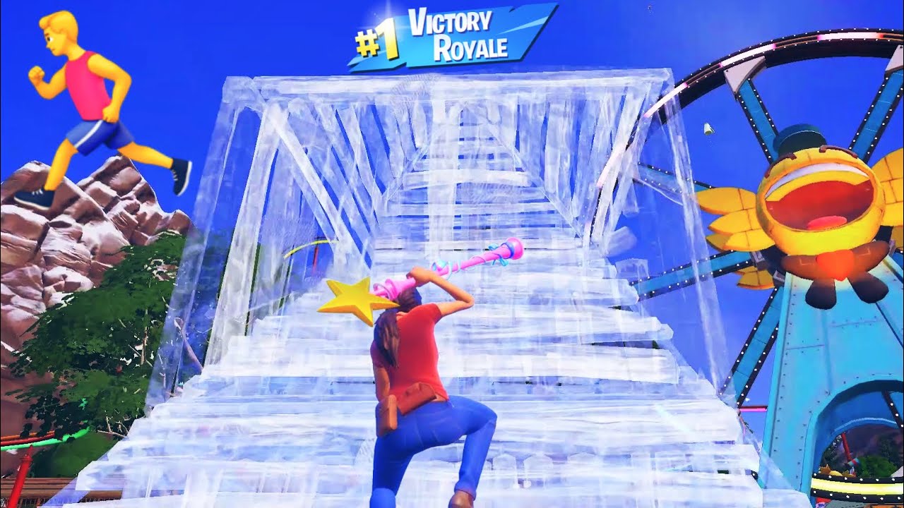 Бег в гору 🏃‍♂️ (Видео из 7 главы Fortnite)