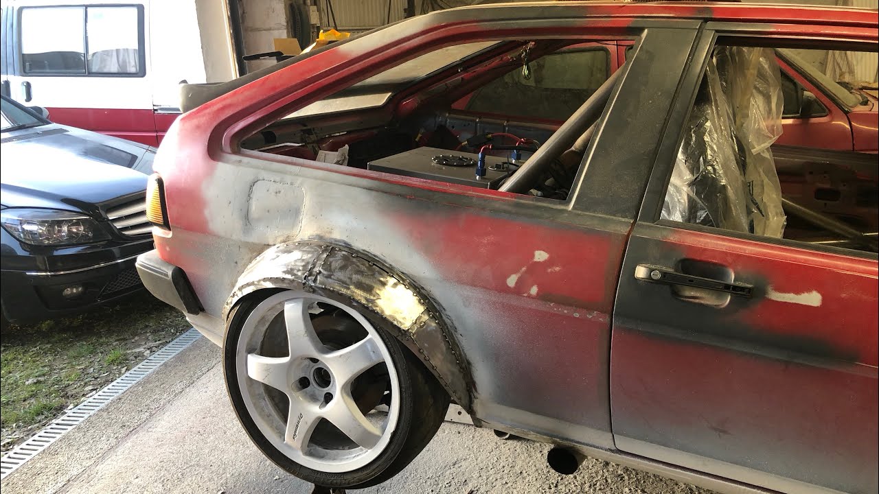 Making DIY Wide steel arches for my RWD Mk2 Scirocco 1.8T - part 1
