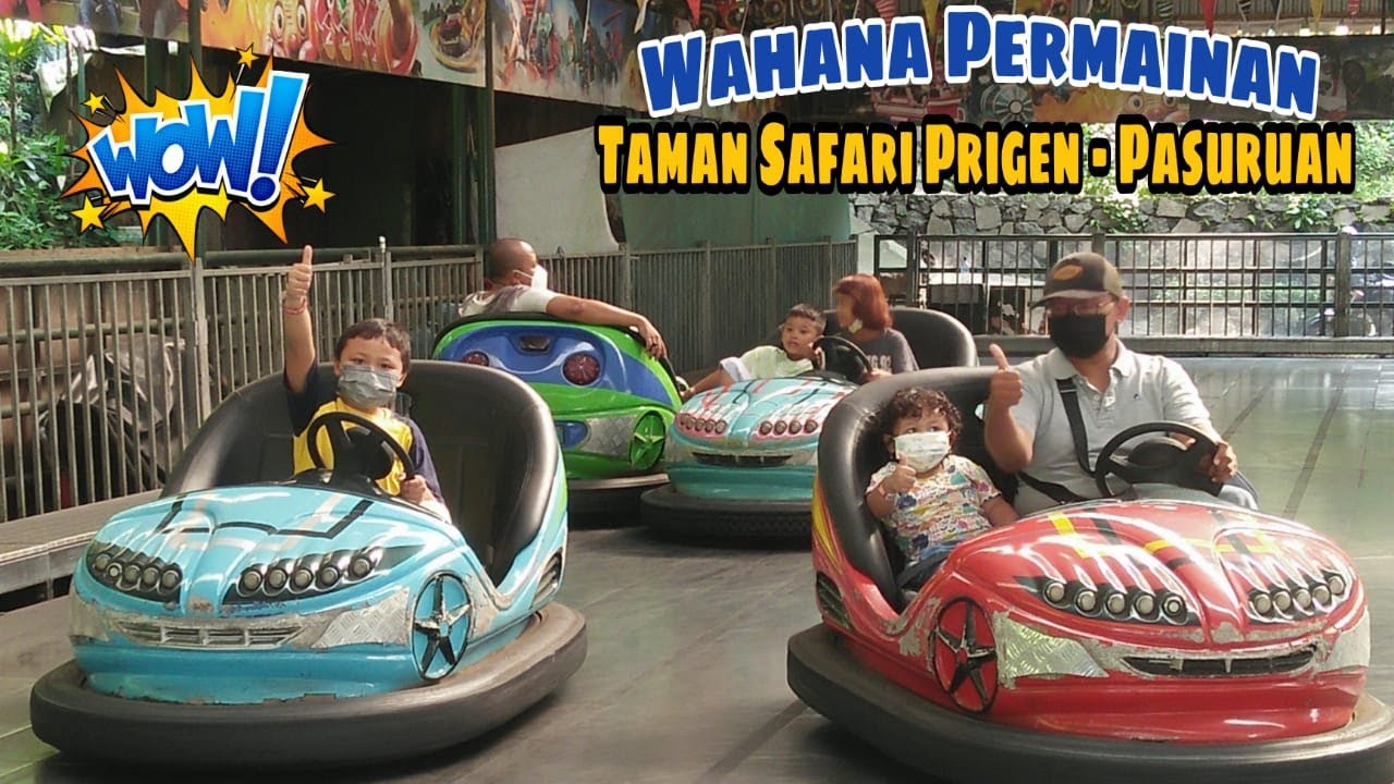 Wahana Permainan di Taman Safari Prigen Pasuruan || Seru Bangetttt