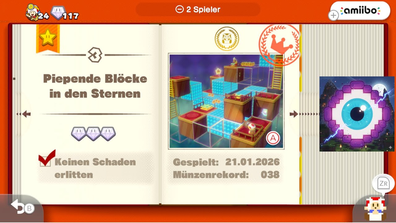 Captain Toad Treasure Tracker - Buch.3 - Level.3- Let's Play