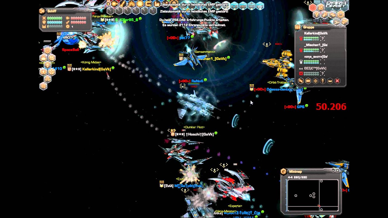 Darkorbit General go to lvl 23.Ramms