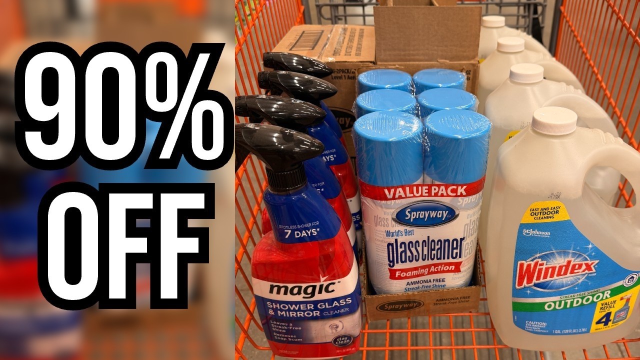 Средство для мытья окон Windex и другие чистящие средства со скидкой 90%! Горячая распродажа!!
