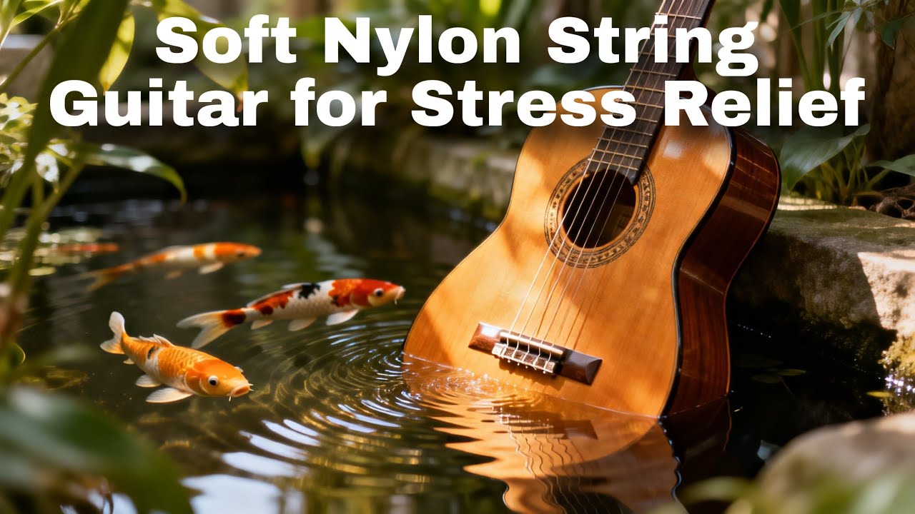 Soft Nylon String Guitar for Stress Relief
