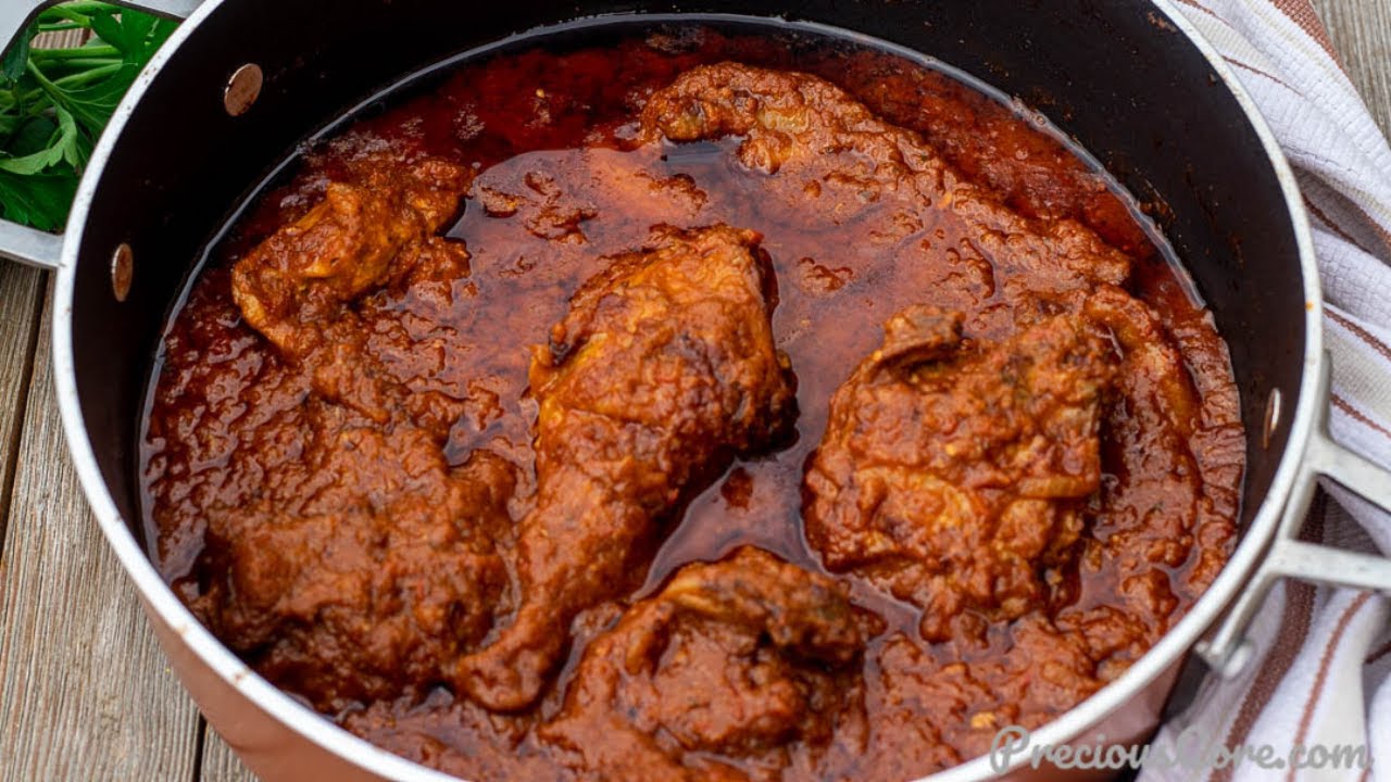 АФРИКАНСКОЕ КУРИНОЕ РАГУ // Лучшее куриное рагу с помидорами // Камерунское куриное рагу