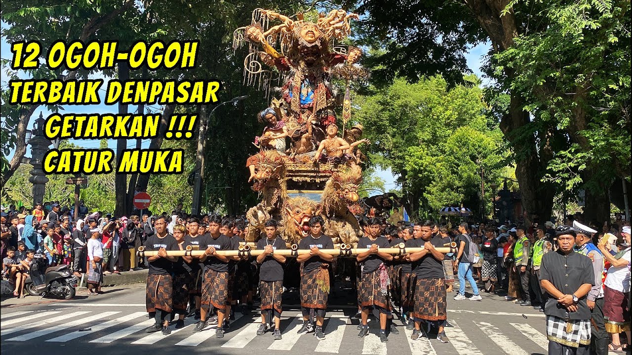 12 OGOH-OGOH TERBAIK DENPASAR GETARKAN CATUR MUKA DENPASAR | PARADE OGOH OGOH KESANGA FEST 2023