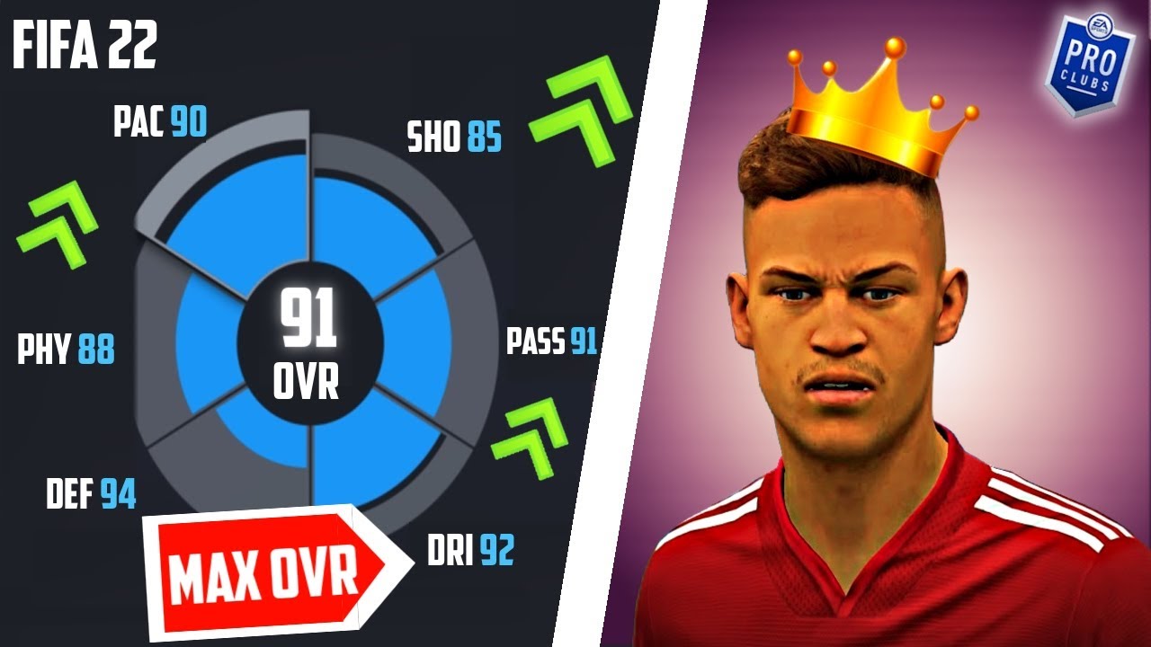 FIFA 22 PRO CLUBS - THE BEST MAX 91 RATED CDM BUILD (TIPS/TRICKS)