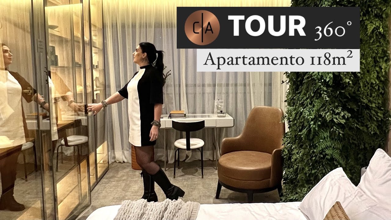TOUR 360° | Apartamento Decorado 118m²
