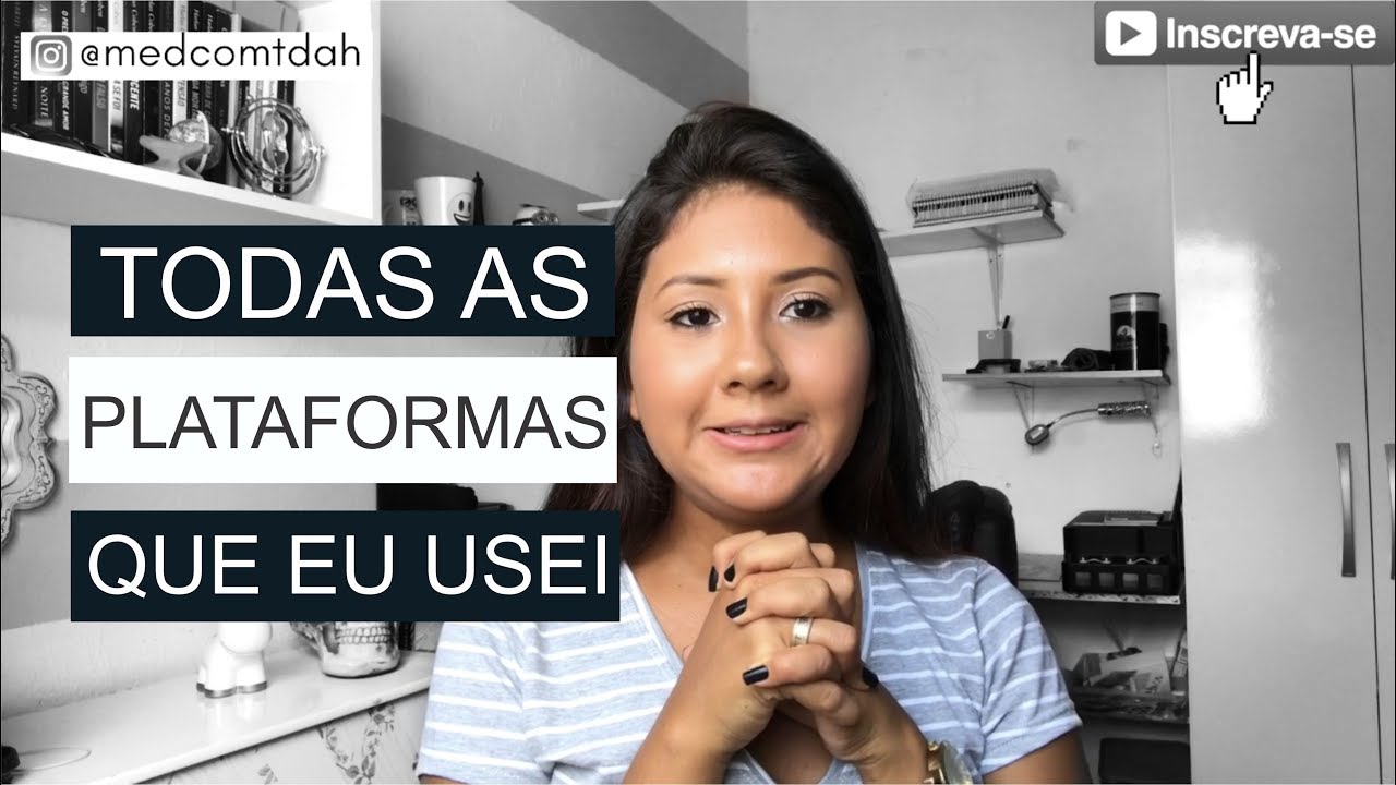 Todas as plataformas que usei para enem 2018