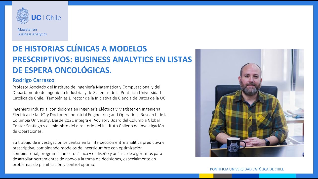 De historias clínicas a modelos prescriptivos: business analytics en listas de espera oncológicas