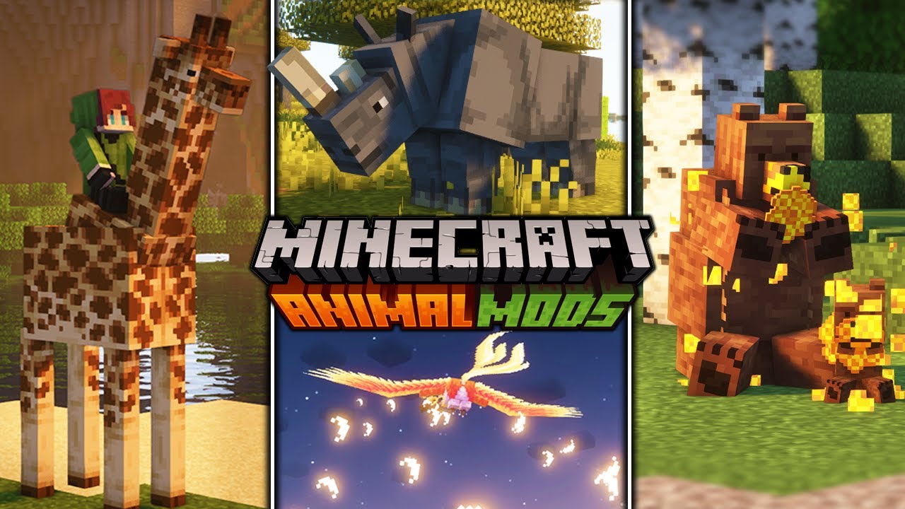 Top Best Animals Mods For Minecraft 1.12.2 To 1.20.1+ (Forge/Fabric)