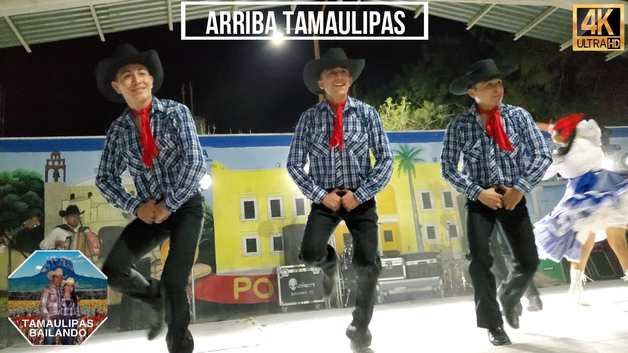 Conjunto Típico Tamaulipeco en el Pobl. El Barretal de Padilla Tamps.