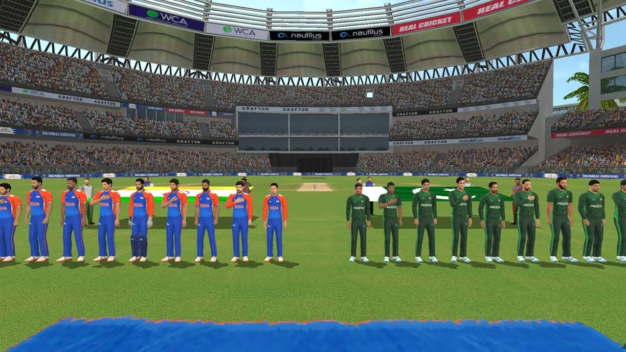 India Vs Pakistan T20 Cricket Match Gameplay Real Cricket🏏