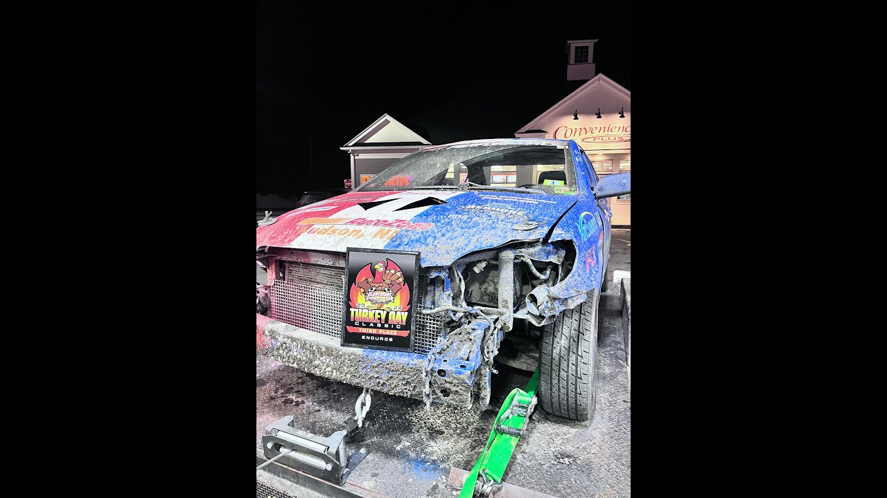 2024 turkey day Claremont speedway 3rd place 4&6 enduro