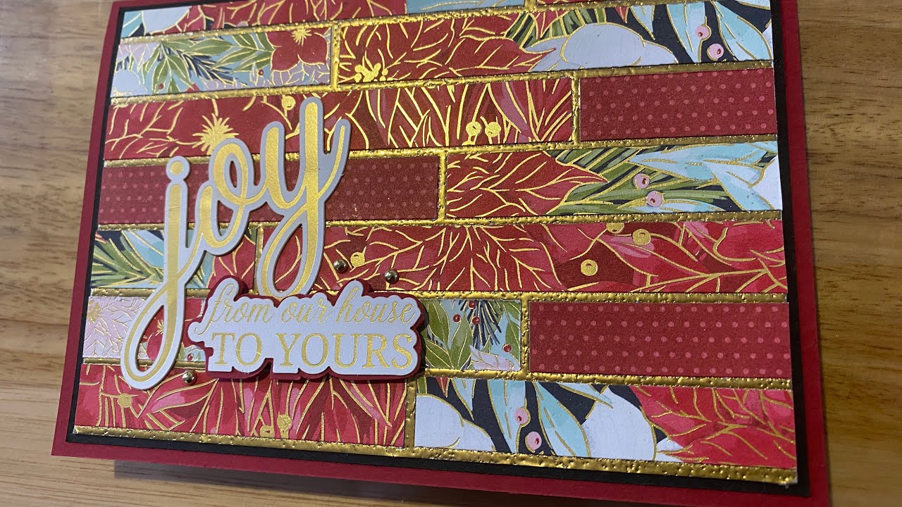Heat Embossed Scrappy Strips Techniques featuring the Traditions of Christmas SDSP - Stampin' Up!
