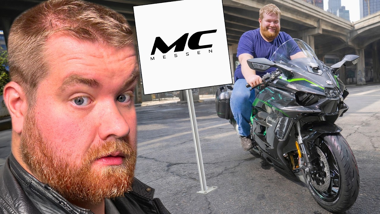 DRAR PÅ MOTORSYKKEL MESSE!