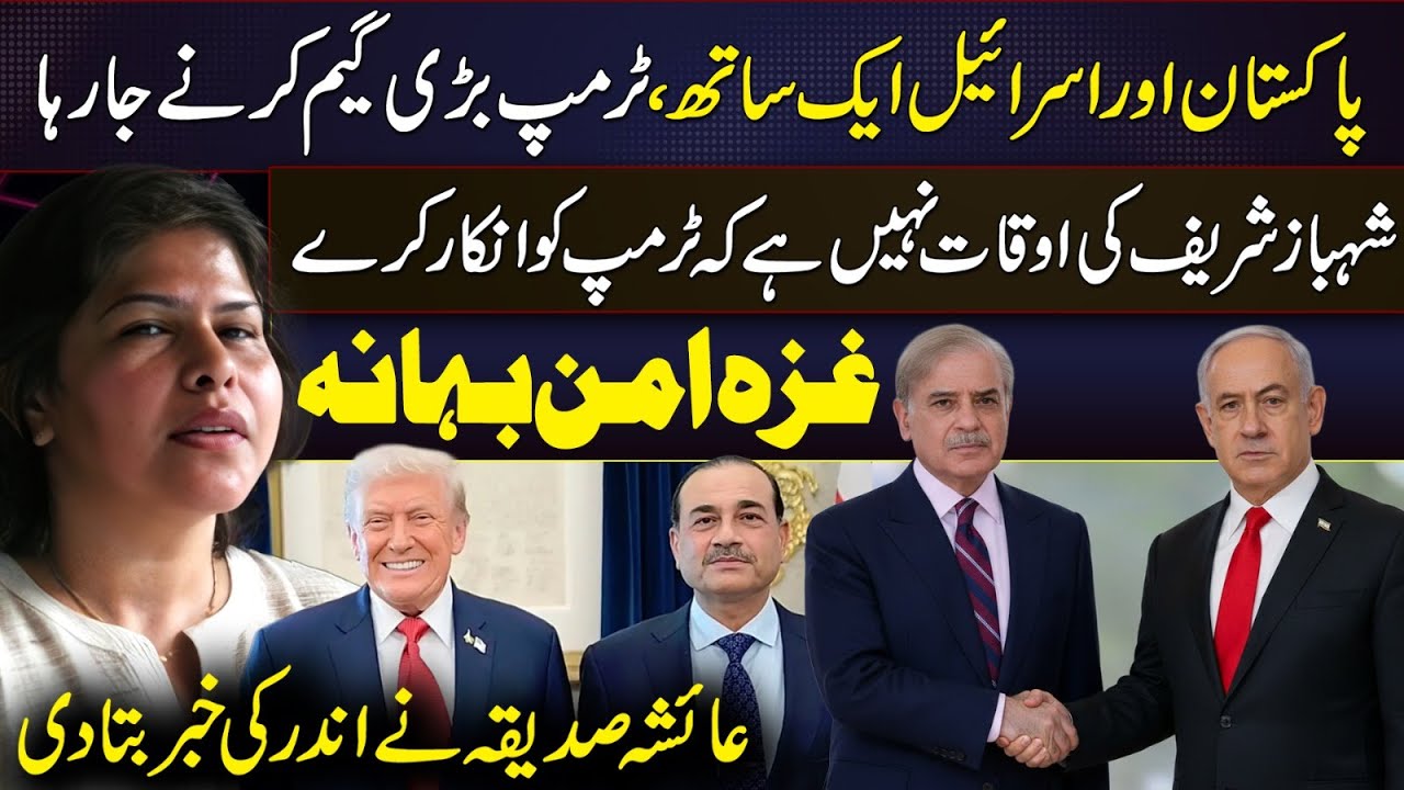 Trump’s Big Regional Plan: Ayesha Siddiqa Reveals Inside Story on Gaza and Pakistan