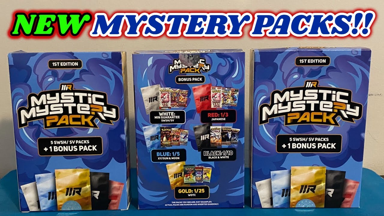 I opened 3x of the NEW @mysticrips Pokemon Mystery Boxes to HUNT FOR VINTAGE!! + GIVEAWAY!