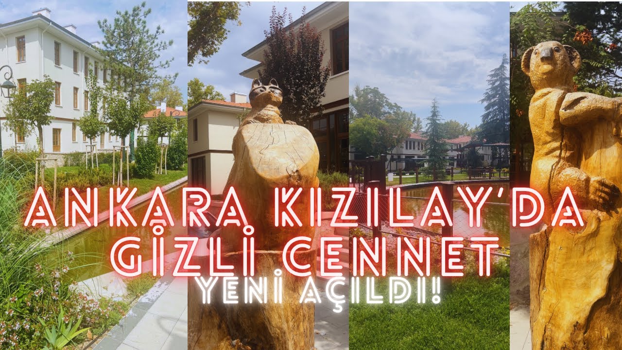 Ankara'nın Kalbinde Saklı Cennet! Kızılay'da Yepyeni Gizli Bir Park Keşfi | Saraçoğlu Mahallesi