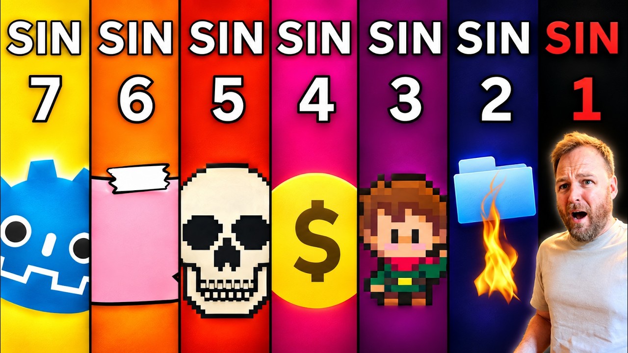 7 Deadly Sins Of Game Dev (That Destroy Your Dream Game)