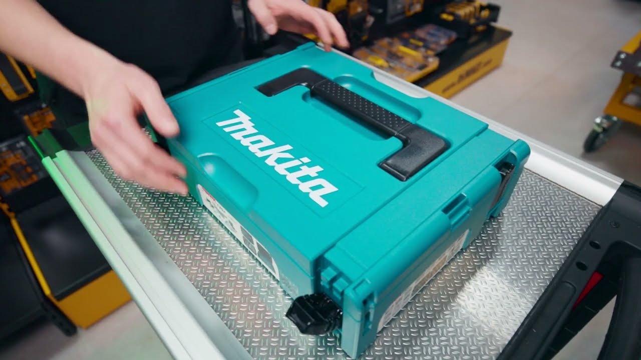 Makita MakPac - system skrzyń, organizer&oacute;w i w&oacute;zk&oacute;w do przechowywania i transportowania narzędzi