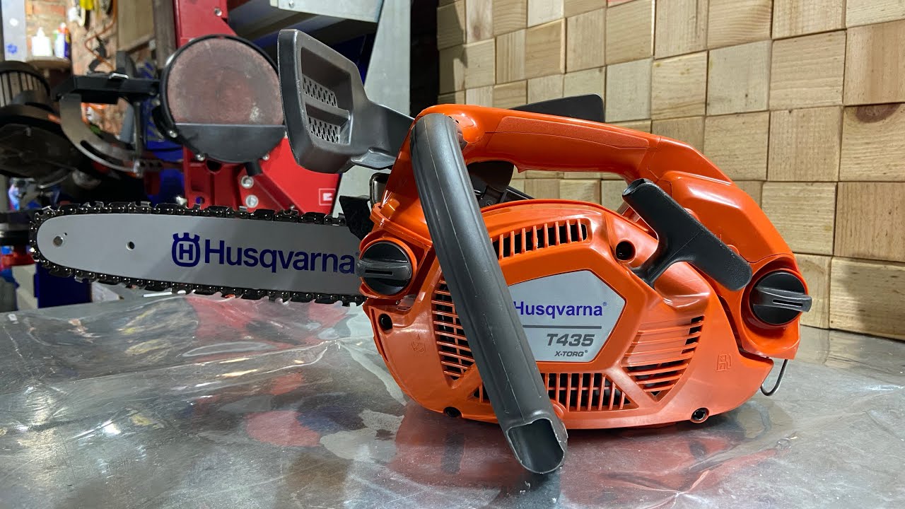 Самая сложная одноручная бензопила Husqvarna T 435 made in Sweden 2012 г. Разбираем до винтика.