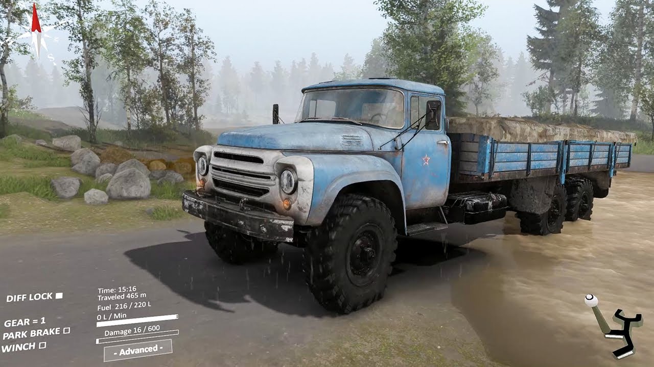 Spintires SHERP Ural Challenge - Gameplay Walkthrough Part 1