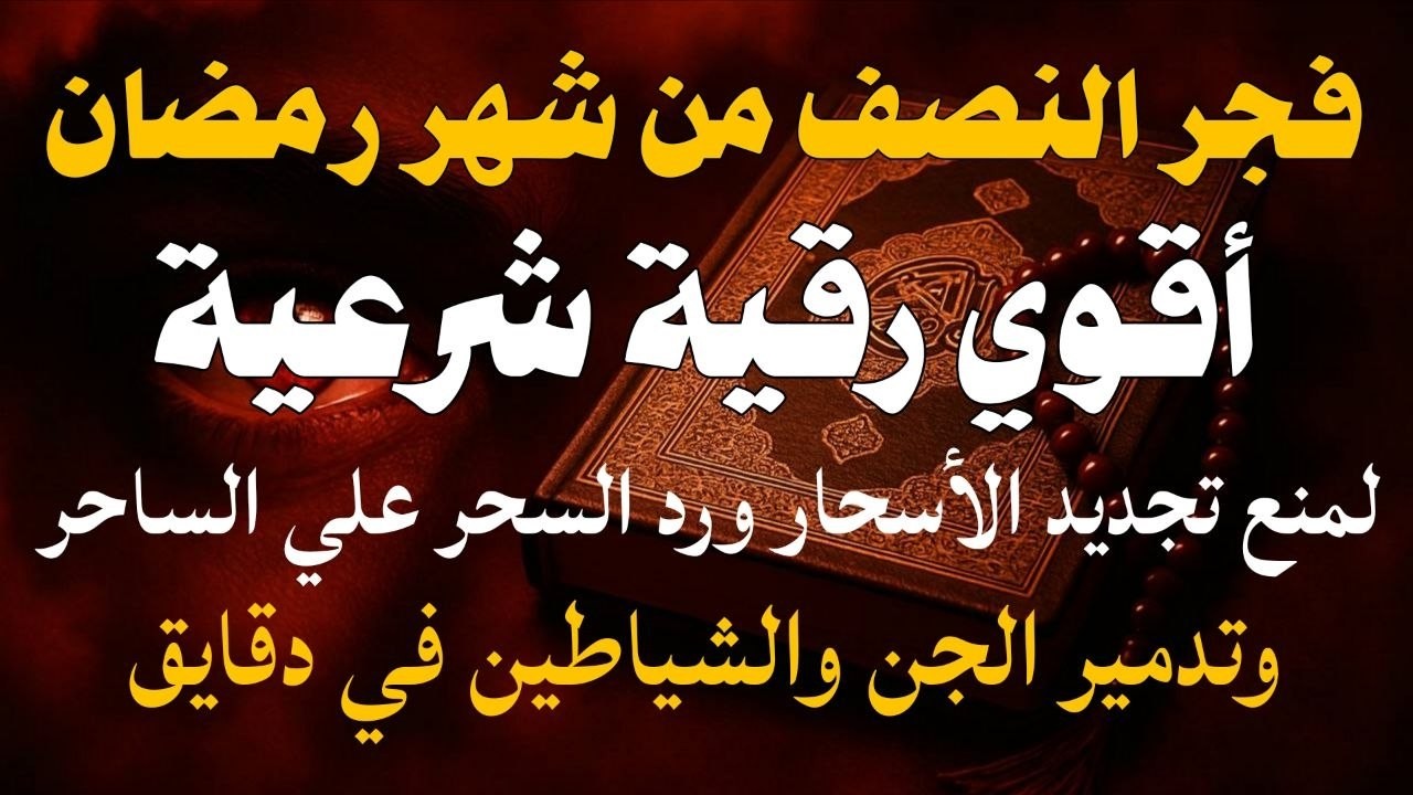 أقوي رقية مدمرة في فجر النصف من رمضان لمنع تجديد الأسحار ورد السحر على الساحر واستخراج المس والعوارض