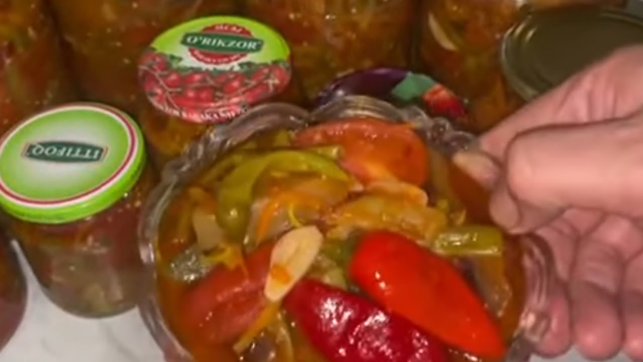 ЖАНДУК, ВА БАКЛАЖОНЛИ ХИТ САЛАТ. ТОШКЕНТ. 🌺😋😋😋🌺🙂👌
