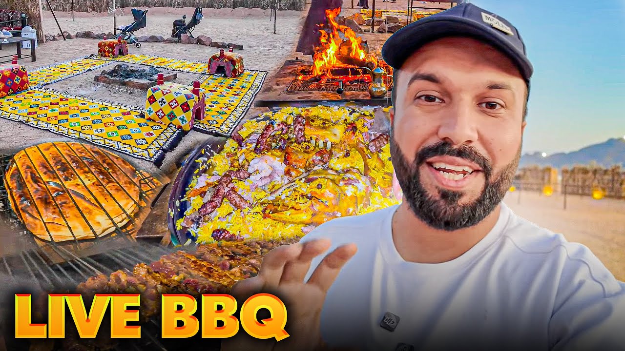 Live BBQ 🍖 & Mandi 🔥 Cooking in Wadi Jinn | Hajj Update 2025 | Group from USA 🇺🇸