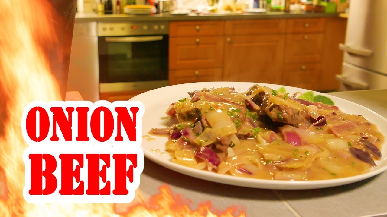 Onion Beef / Zwiebelfleisch aus dem Dutch - BBQ Grill Rezept Video - Die Grillshow 225