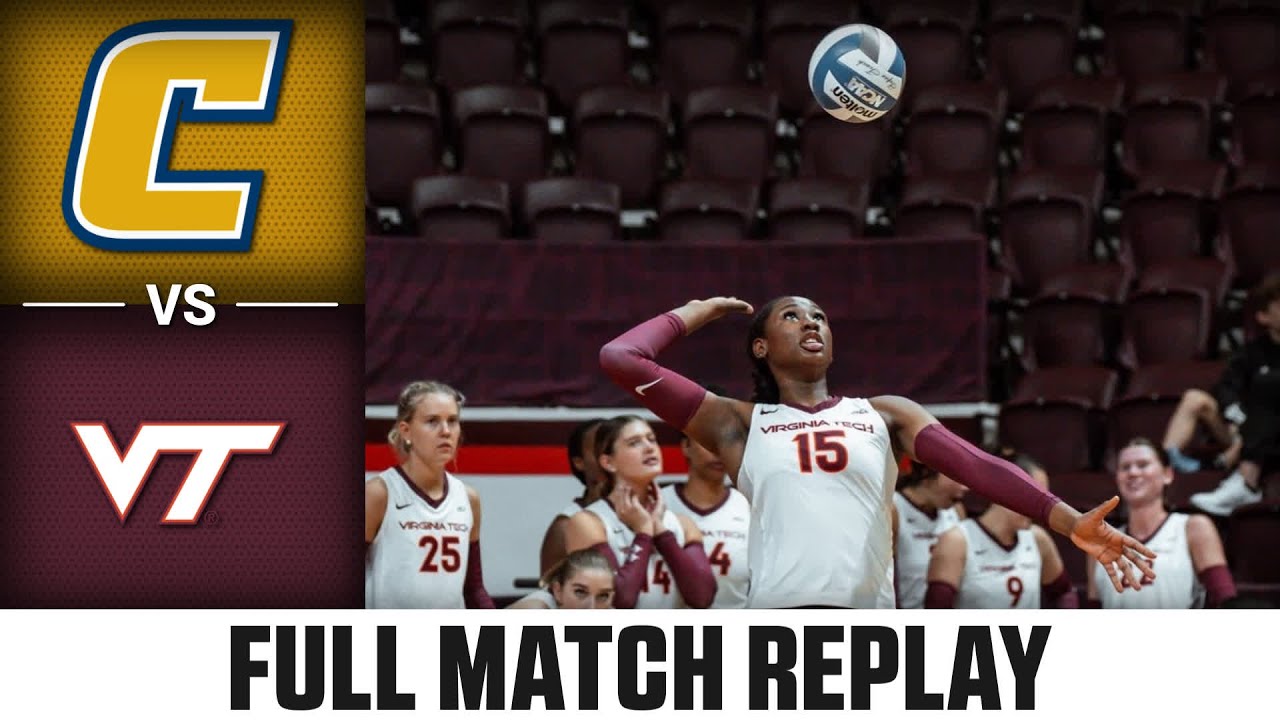 Chattanooga vs. Virginia Tech Full Match Replay | 2024 ACC Volleyball